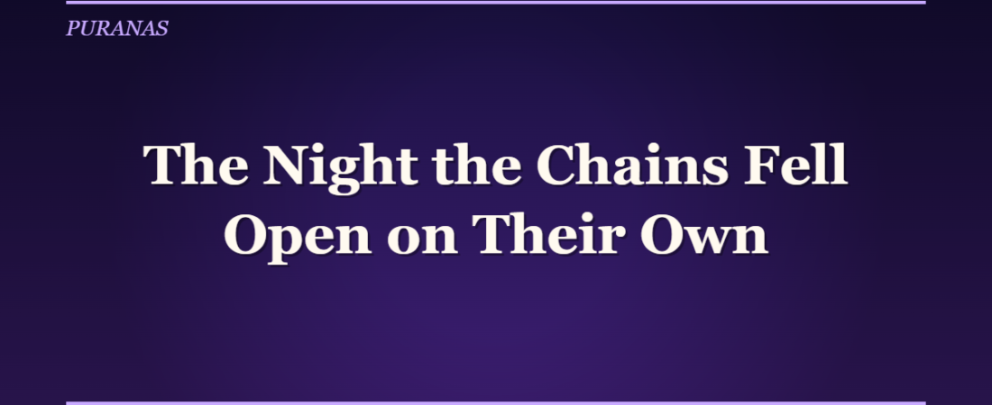 The Night the Chains Fell Open on Their Own