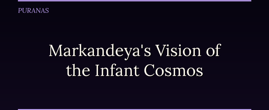 Markandeya’s Vision of the Infant Cosmos
