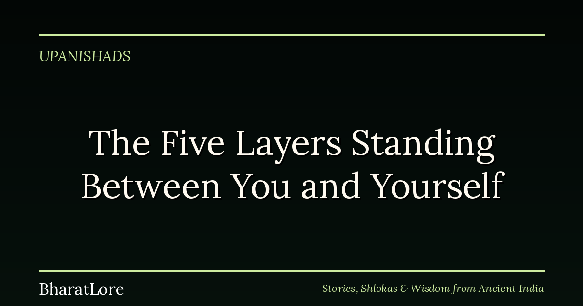 The Five Layers Standing Between You and Yourself